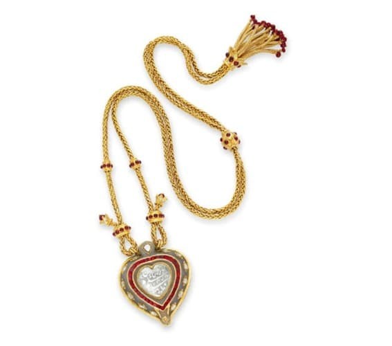 Рис. 5. Индийское ожерелье «Тадж-Махал» с золотой цепочкой от Cartier. Источник: christies.com
