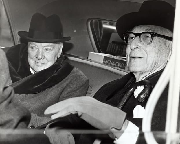Уинстон Черчилль и Бернард Барух, апрель 1961 год