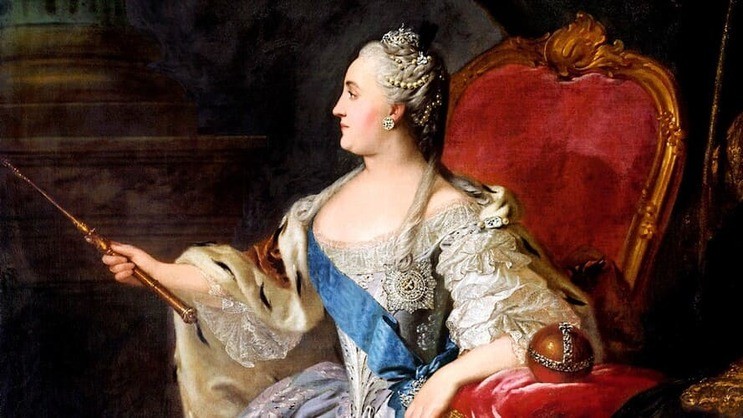 Рис. 2. Екатерина II, российская императрица 1762–1796 гг.