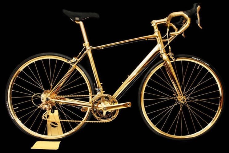 Рис. 3. 24K Gold Men’s Racing Bike. Источник фото: goldgenie.com
